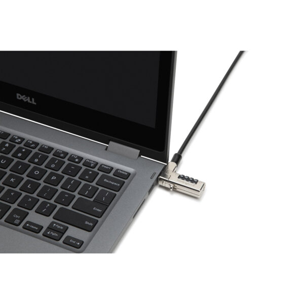 Kensington Slim N17 Combination Laptop Lock for Wedge-Shaped Slots Kensington Slim N17 Combination Laptop Lock for Wedge-Shaped Slots