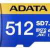 ADATA UD512GEX3L1-C memory card 512 GB MicroSDXC UHS-II ADATA UD512GEX3L1-C memory card 512 GB MicroSDXC UHS-II