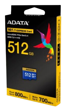 ADATA UD512GEX3L1-C memory card 512 GB MicroSDXC UHS-II ADATA UD512GEX3L1-C memory card 512 GB MicroSDXC UHS-II