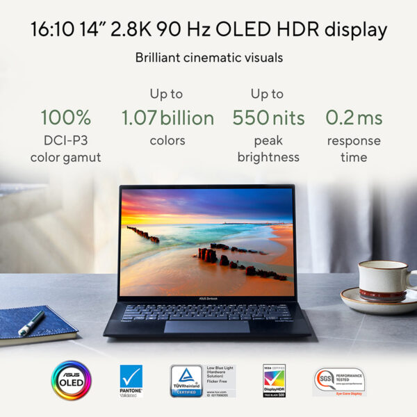 ASUS Zenbook 14 OLED UX3402VA-KN113W Intel® Core™ i5 i5-1340P Laptop
