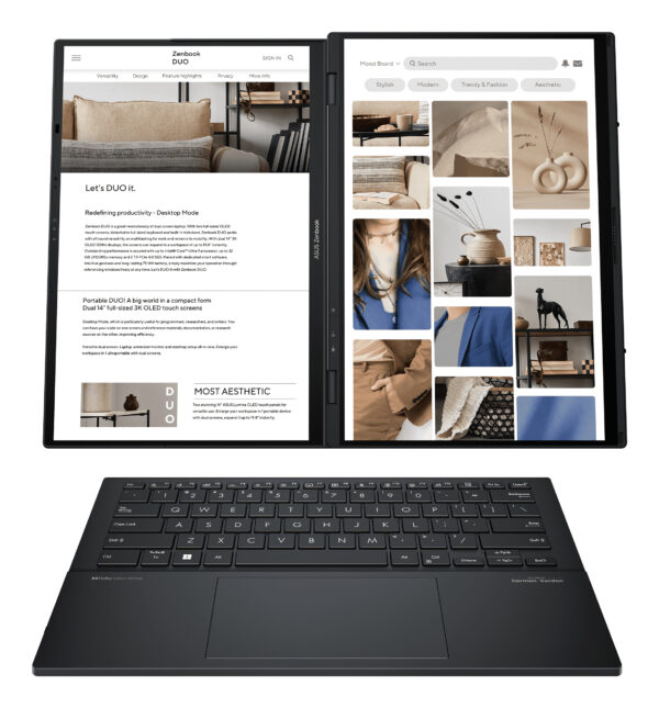ASUS Zenbook Duo UX8406MA-QL207W Intel Core Ultra 7 155H Hybrid
