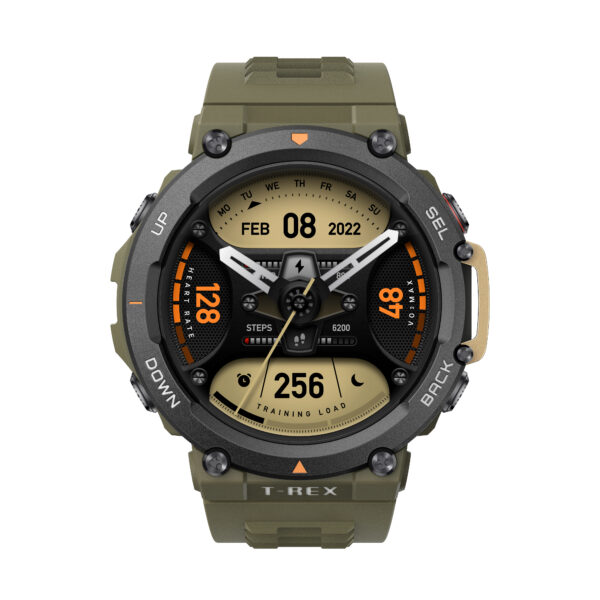 Amazfit T-Rex 2 3.53 cm (1.39") AMOLED 47 mm Digital 454 x 454 pixels