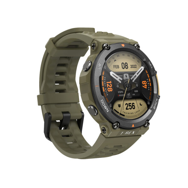 Amazfit T-Rex 2 3.53 cm (1.39") AMOLED 47 mm Digital 454 x 454 pixels