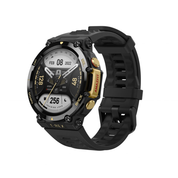 Amazfit T-Rex 2 3.53 cm (1.39") AMOLED 47 mm Digital 454 x 454 pixels Amazfit T-Rex 2 3.53 cm (1.39") AMOLED 47 mm Digital 454 x 454 pixels