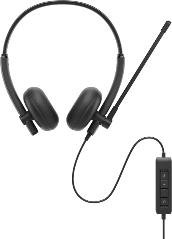 DELL WH125 Headset Wired Head-band Calls/Music USB Type-A Black DELL WH125 Headset Wired Head-band Calls/Music USB Type-A Black