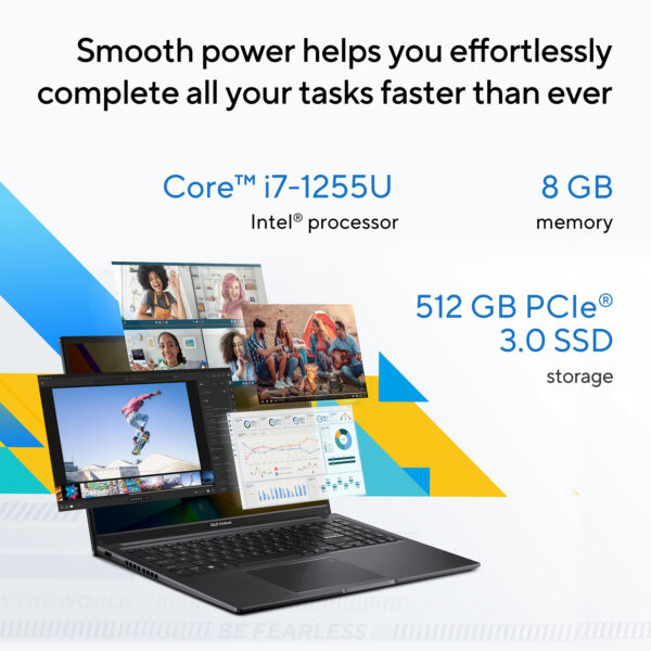 ASUS Vivobook 16 X1605ZA-MB116W Intel® Core™ i7 i7-1255U Laptop 40.6