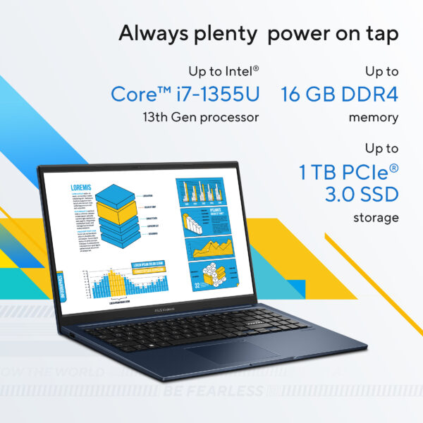 ASUS Vivobook 15 X1504VA-BQ3782W Intel Core 7 150U Laptop 39.6 cm