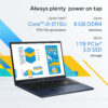ASUS Vivobook 15 X1504ZA-BQ1838W Intel® Core™ i3 i3-1215U Laptop 39.6