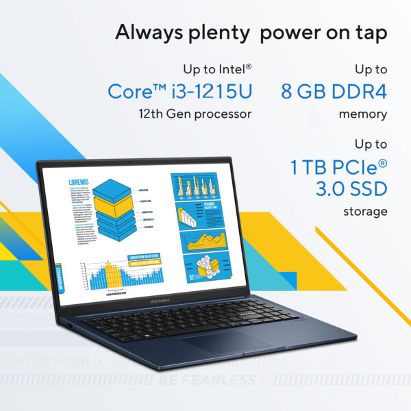 ASUS Vivobook 15 X1504ZA-BQ1838W Intel® Core™ i3 i3-1215U Laptop 39.6