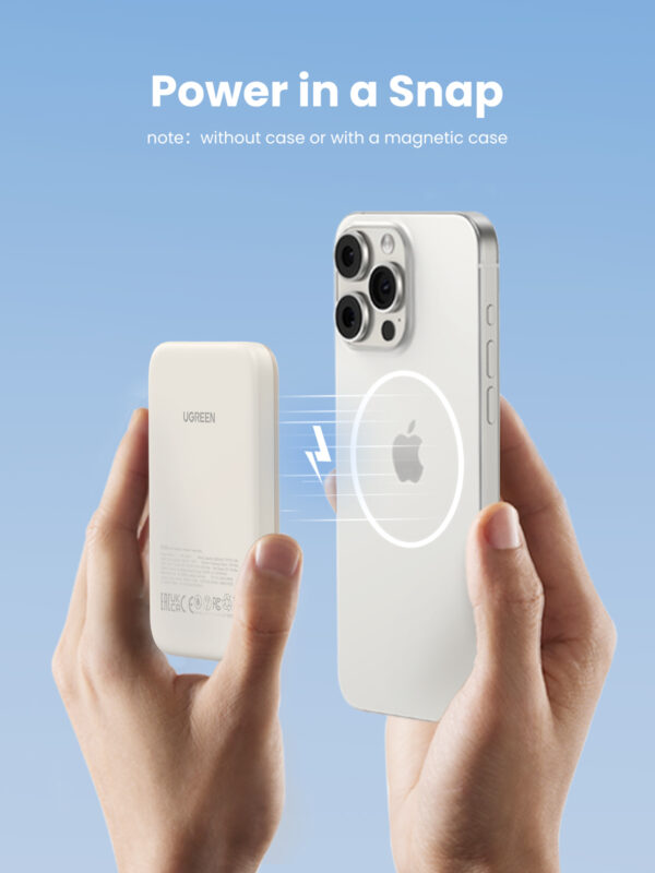 Ugreen 25207 power bank 5000 mAh Wireless charging Black