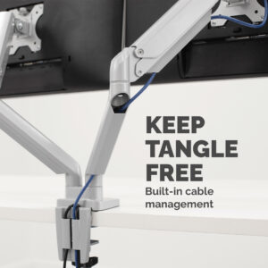 Fellowes Platinum Series Dual Monitor Arm - Monitor Mount for Two 8KG