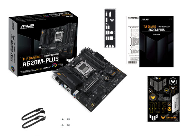 ASUS TUF GAMING A620M-PLUS AMD A620 Socket AM5 micro ATX