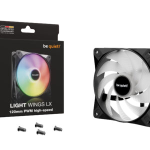 be quiet! LIGHT WINGS LX 120mm PWM high-speed Computer case Fan 12 cm
