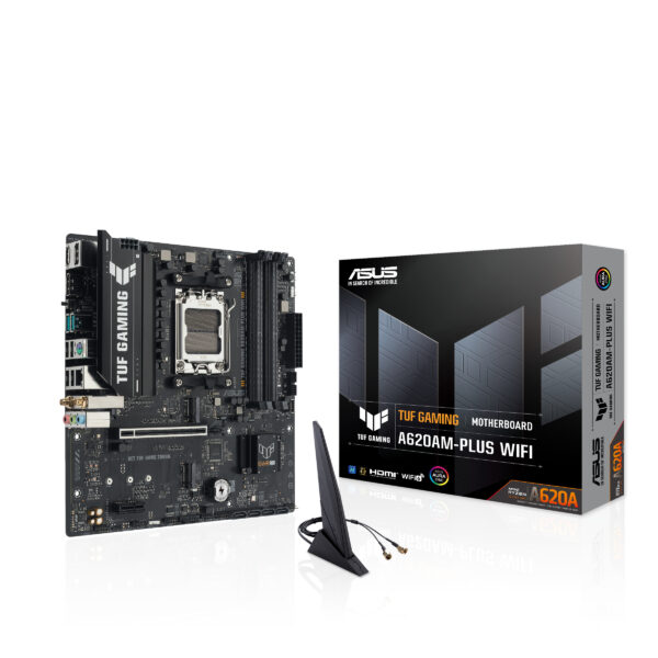 ASUS TUF GAMING A620AM-PLUS WIFI AMD A620A Socket AM5 micro ATX