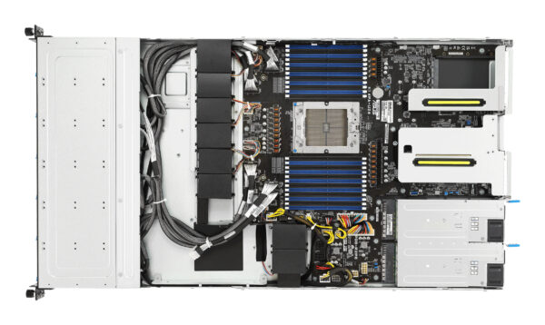 ASUS RS501A-E12-RS12U LGA 6096 Rack (1U) Black, Silver