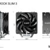 be quiet! Pure Rock Slim 3 Processor Air cooler 10 cm Silver 1 pc(s)