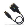 StarTech.com 1ft (30cm) USB to Null Modem Serial Adapter Cable, COM