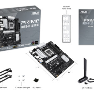 ASUS PRIME B650-PLUS WIFI AMD B650 Socket AM5 ATX