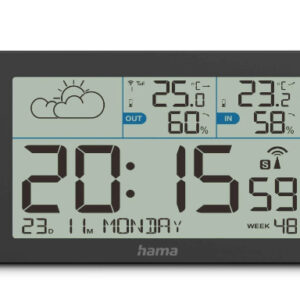 Hama 00222216 digital weather station Black Battery