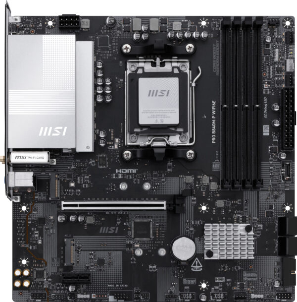 MSI PRO B840M-P WIFI6E motherboard AMD B840 Socket AM5 micro ATX