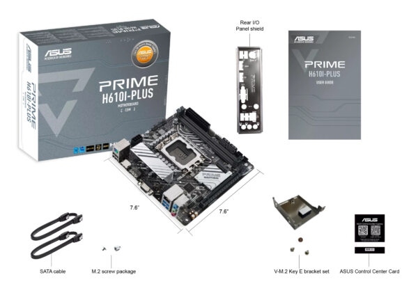ASUS PRIME H610I-PLUS-CSM Intel H610 LGA 1700 mini ITX