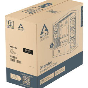ARCTIC Xtender (Mirror Black) Premium E-ATX PC Case