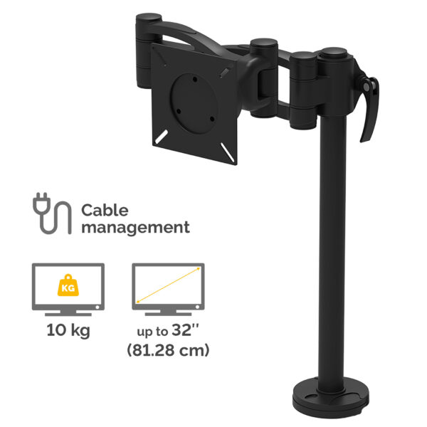 Fellowes Vista Single Monitor Arm - Monitor Mount for 10KG 32 Inch