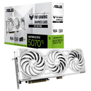 ASUS TUF Gaming TUF-RTX5070TI-16G-BTF-WHITE NVIDIA GeForce RTX 5070