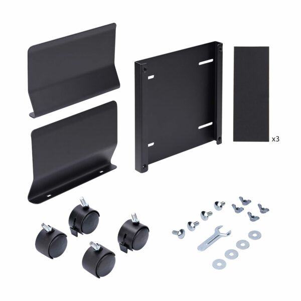 StarTech.com Computer Tower Cart, Rolling Mobile CPU Caddy on Wheels