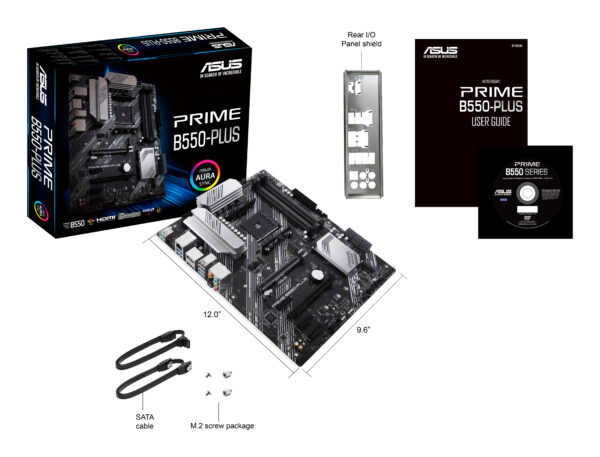 ASUS PRIME B550-PLUS AMD B550 Socket AM4 ATX