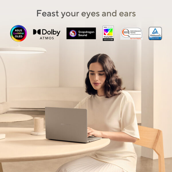 ASUS Zenbook A14 UX3407QA-QD244W Copilot+ PC Snapdragon X1-26-100