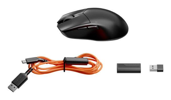 be quiet! Dark Perk | Ergo mouse Gaming Right-hand RF Wireless + USB