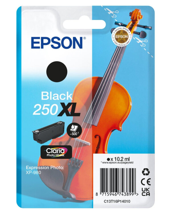 Epson 250XLViolin Claria Photo HD ink cartridge 1 pc(s) Original High