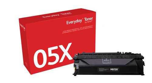 Everyday™ Black Toner by Xerox compatible with HP 05X (CE505X), High