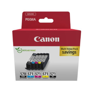 Canon 0372C006 ink cartridge 5 pc(s) Original Black, Cyan, Magenta, Canon 0372C006 ink cartridge 5 pc(s) Original Black, Cyan, Magenta,