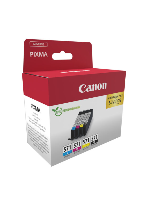 Canon 0386C008 ink cartridge 4 pc(s) Original Black, Cyan, Magenta,