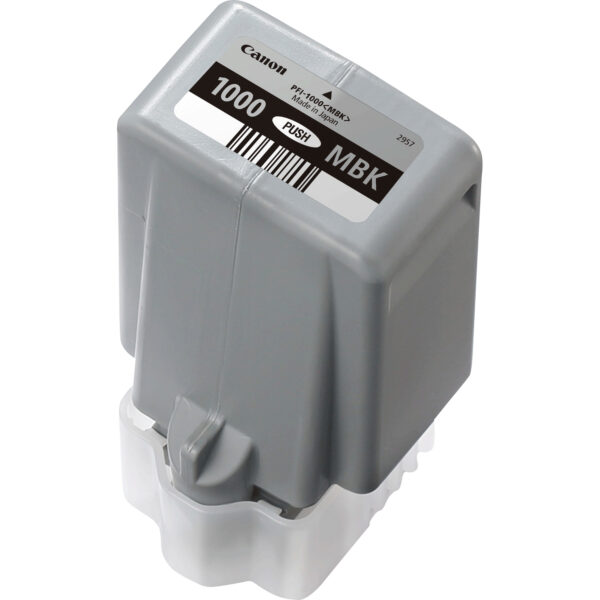 Canon PFI-1000MBK Matte Black Ink Cartridge Canon PFI-1000MBK Matte Black Ink Cartridge
