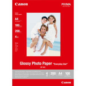 Canon GP-501 Glossy Photo Paper A4 - 100 Sheets Canon GP-501 Glossy Photo Paper A4 - 100 Sheets