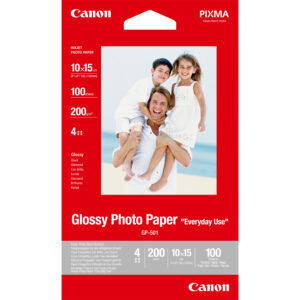 Canon GP-501 Glossy Photo Paper 4x6" - 100 Sheets Canon GP-501 Glossy Photo Paper 4x6" - 100 Sheets