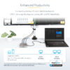 StarTech.com USB C Docking Station, Dual 4K 60Hz HDMI compatible with