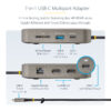 StarTech.com USB C Docking Station, Dual 4K 60Hz HDMI compatible with