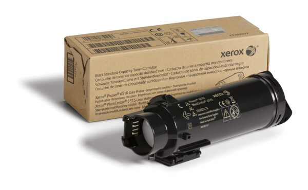 Xerox Genuine Phaser® 6510, WorkCentre® 6515 Black Standard capacity Xerox Genuine Phaser® 6510, WorkCentre® 6515 Black Standard capacity