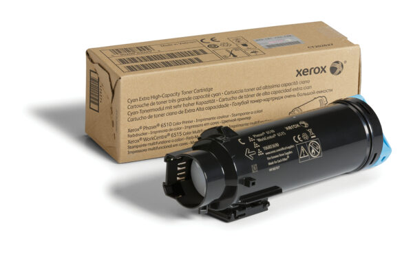 Xerox Genuine Phaser® 6510, WorkCentre® 6515 Cyan Extra High capacity Xerox Genuine Phaser® 6510, WorkCentre® 6515 Cyan Extra High capacity