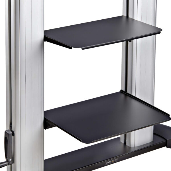 StarTech.com Rolling TV Cart/Stand On Wheels For 60-100inch Flat