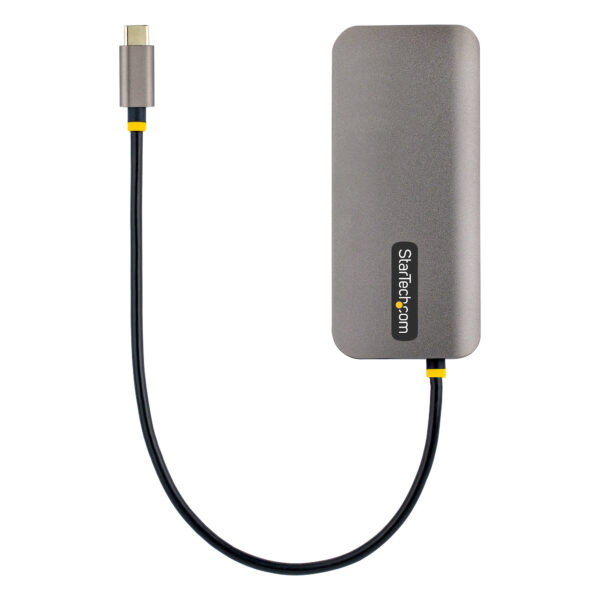 StarTech.com USB C Multiport Adapter 4K 60Hz HDMI Video, 3 Pt 5Gbps