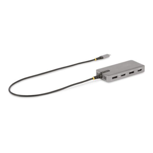 StarTech.com USB-C Triple Monitor Multiport Adapter, Dual 4K 60Hz +