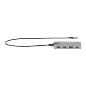 StarTech.com USB-C Triple Monitor Multiport Adapter, Dual 4K 60Hz +