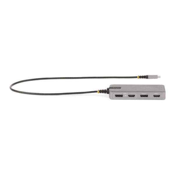 StarTech.com USB-C Triple Monitor Multiport Adapter, Dual 4K 60Hz +