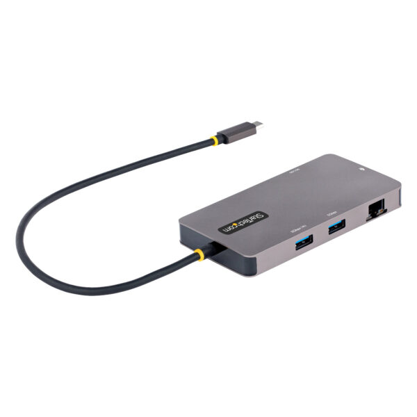 StarTech.com USB C Multiport Adapter, Dual HDMI Video, 4K 60Hz, 2Pt
