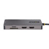 StarTech.com USB C Multiport Adapter, Dual HDMI Video, 4K 60Hz, 2Pt